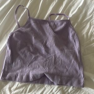 cotton on lavender crop top